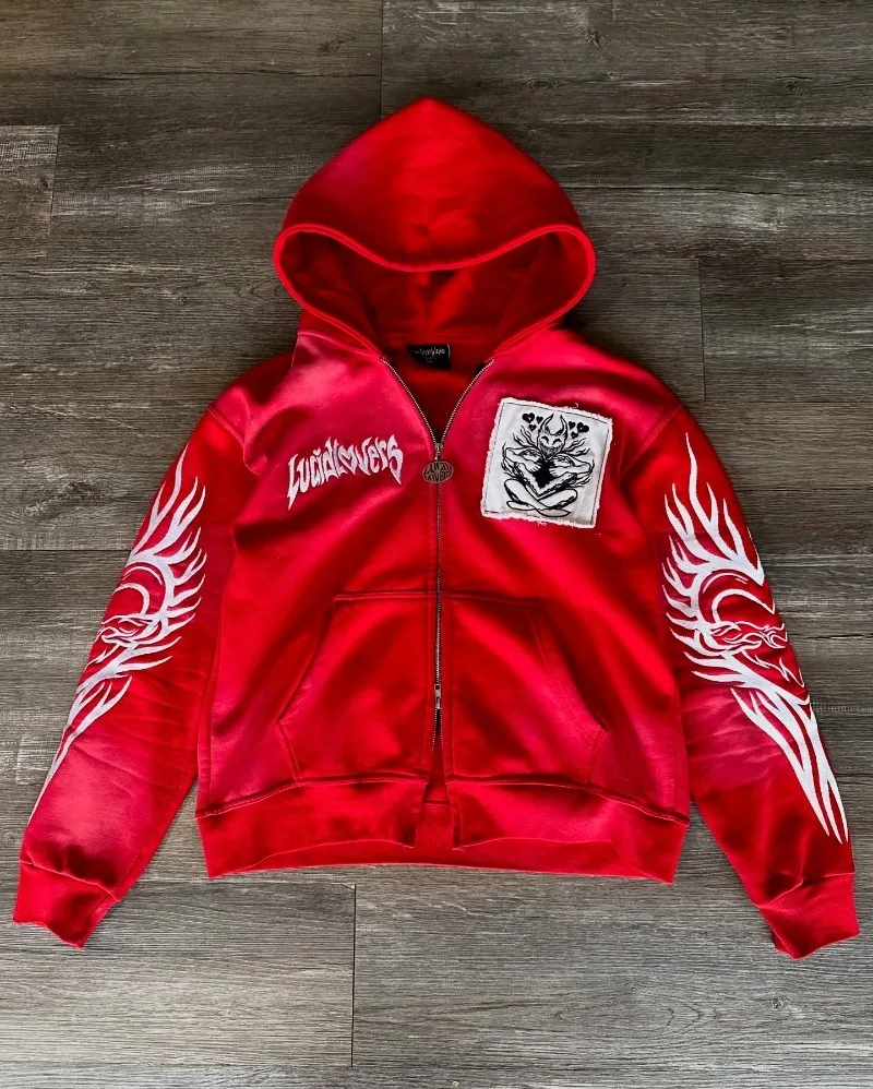 Y2K Hoodie Detail