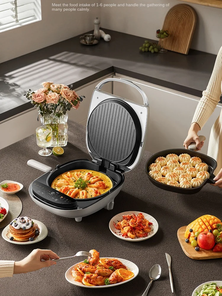 Supor Crepe Makers Electric Baking Pan Household Multi-Functional Griddle plus-Sized Deepening Removable Washable Baking Pancake 2