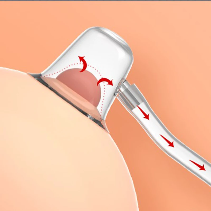 1 Set Nipple Aspirator Puller Shaper Feeding Sucking for Flat Inverted Nipples Treatment Redress Correction Niplette Attractor