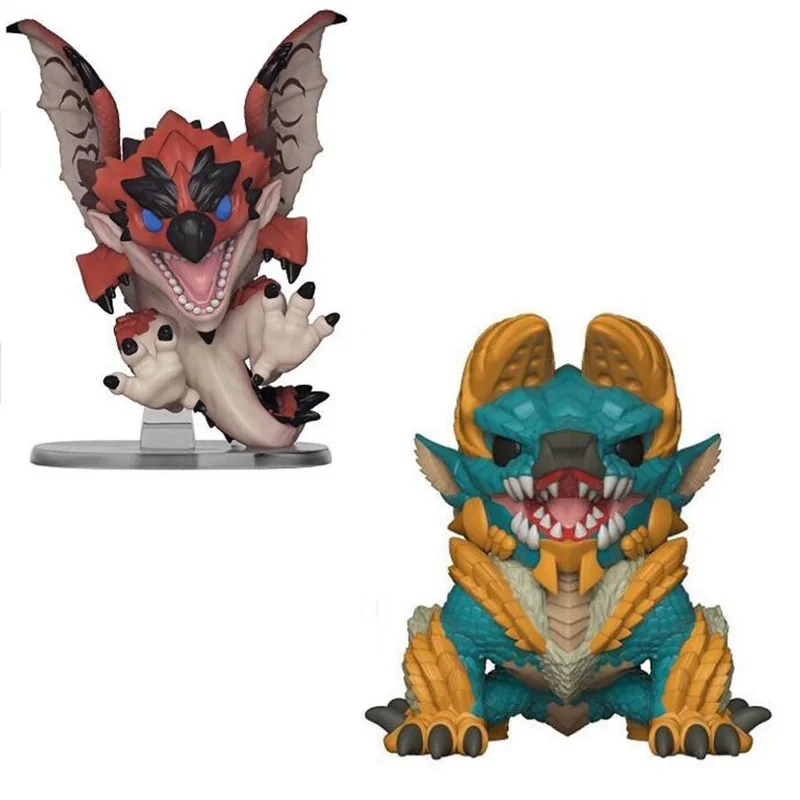 

Game Monster Hunter Dragon Pathalos & Zinogre Cute Vinyl Dolls Figure Toys