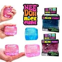 Needoh Nice Cube, jouet sensoriel brillant pour soulager le stress, outil anti-anxiété et pour la concentration, cube sensoriel de bureau pour adultes et enfants 1