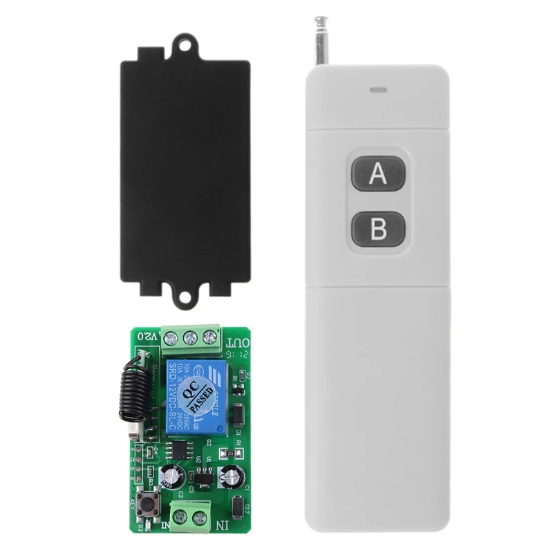 3000m Long Range DC 12V 2CH RF Wireless Remote Control Switch System 315 Mhz 2-Key Transmitter + Receiver