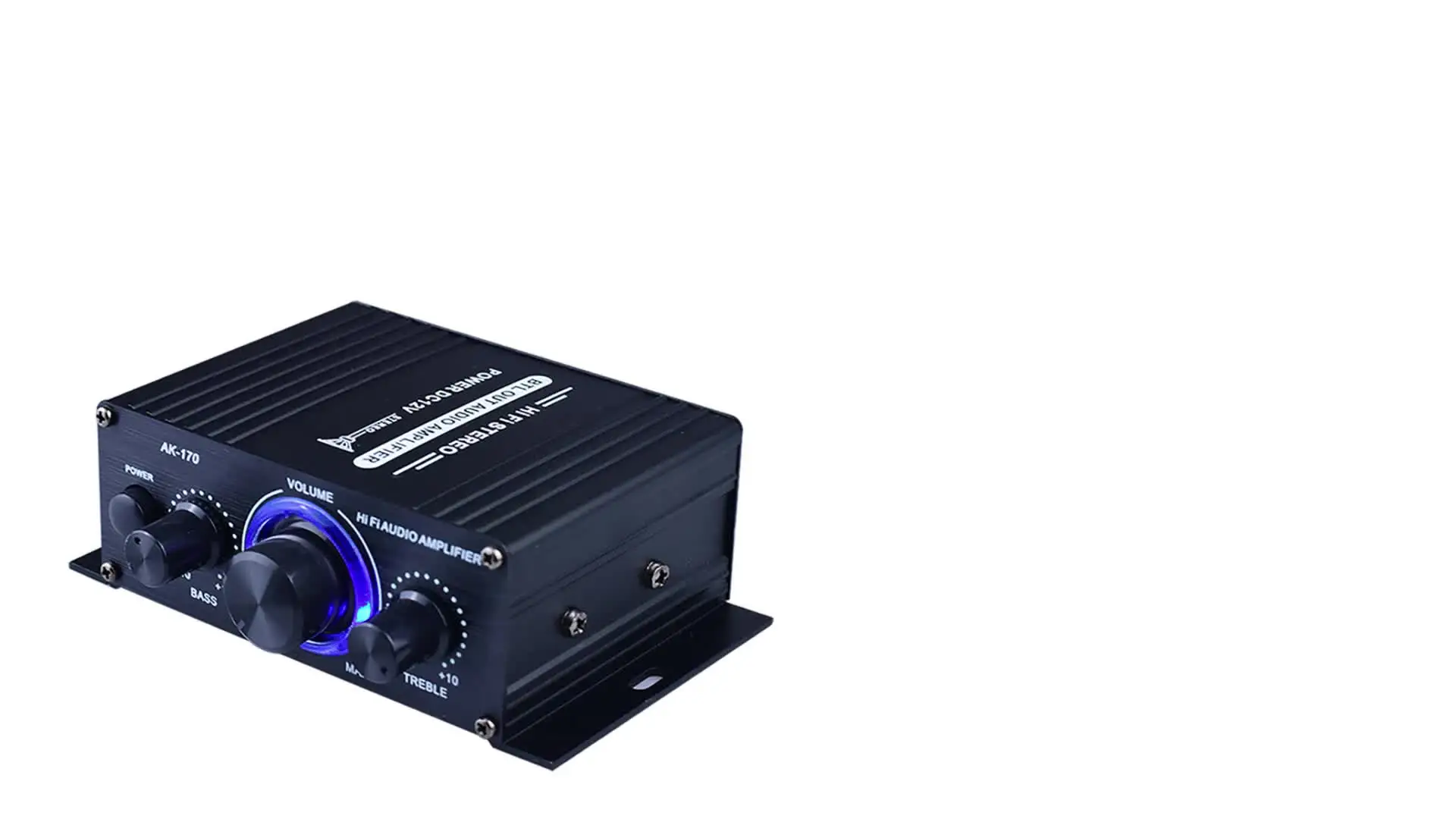 Bluetooth-совместимый Hi-Fi аудиоусилитель мощности 2x200 Вт двухканальный с входом RCA