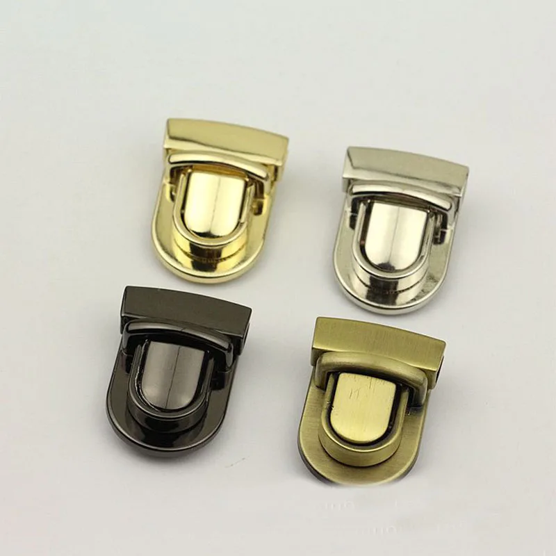 

10pcs Metal Durable Buckle Tongue Lock Push Lock For DIY Handbag Bag Purse Luggage Hardware Closure Bag Parts Accessories