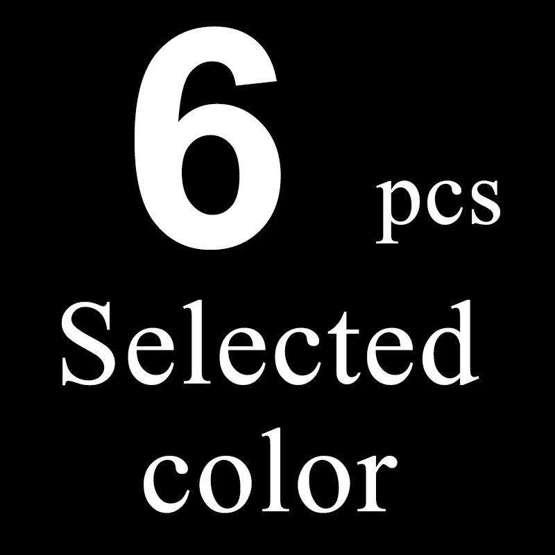 6pcs Choose color
