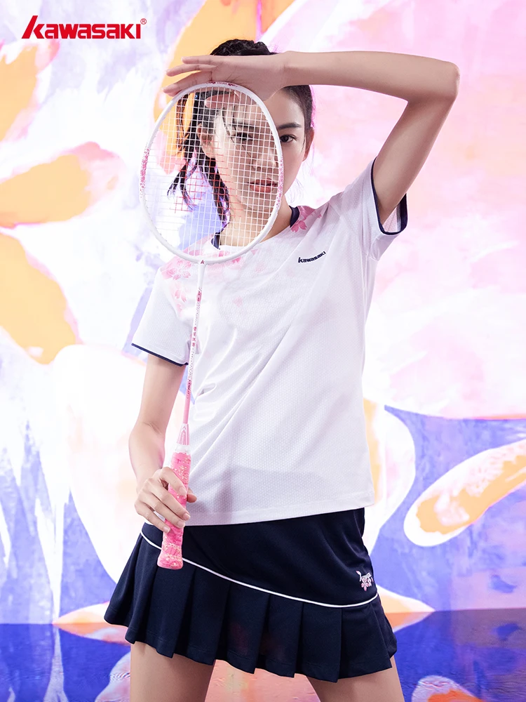Badminton Uniforms Kawasaki Women Badminton Suit Sport Breathable and sweat absorbing Summer Badminton Clothing