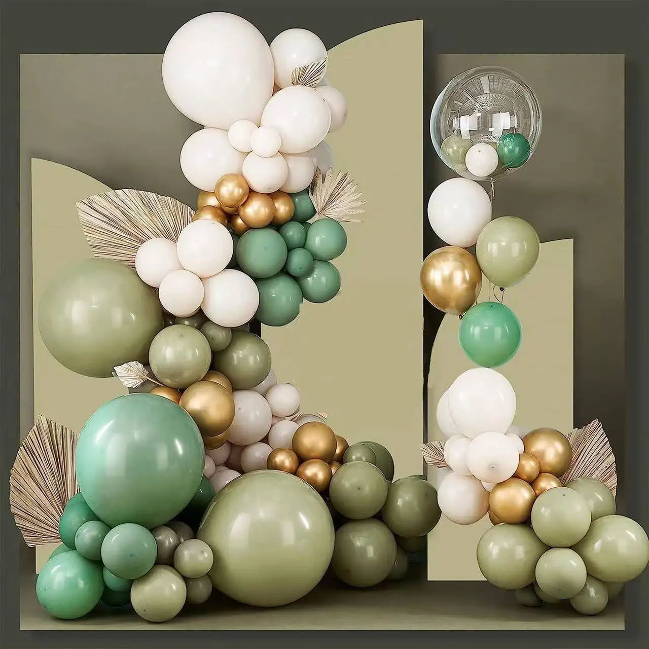 

Зеленая гирлянда с воздушными шарами, украшение для свадьбы, дня рождения, Детские и взрослые свадебные шары, украшение для будущей мамы