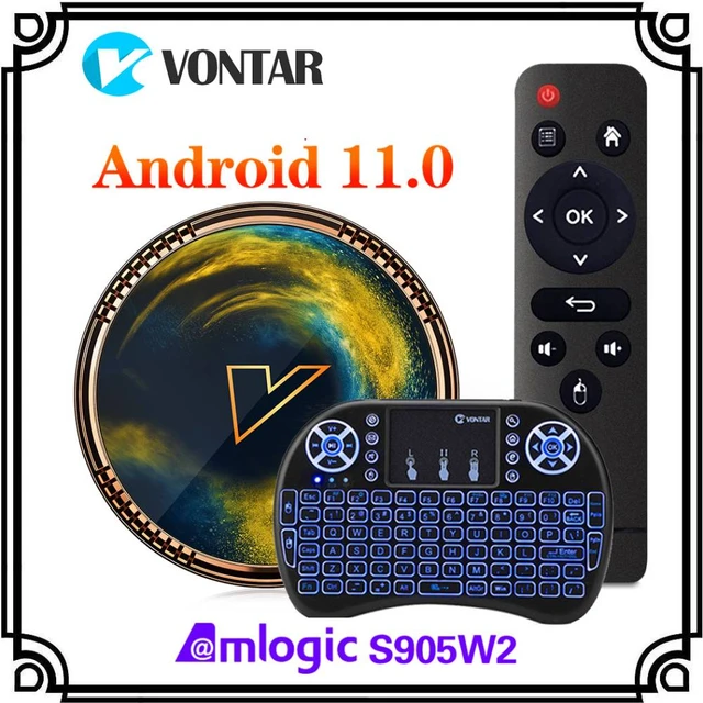 Amlogic S905x4 Android 11 Tv Box 4gb 128gb 1000m Dual Wifi 4k Av1   Vontar X4 Android11.0 Media Player 4g 32g Set Top Box