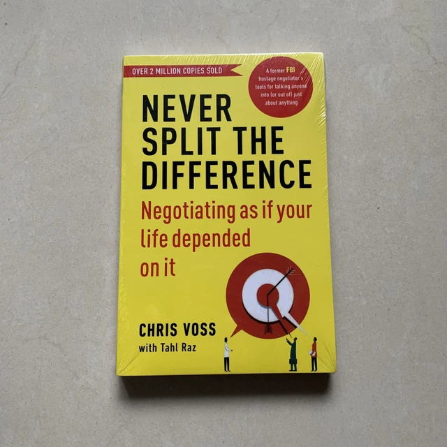 Never Split The Difference By Chris Voss Books In English for Adults  Negotiations Emotional Intelligence New Listing - AliExpress