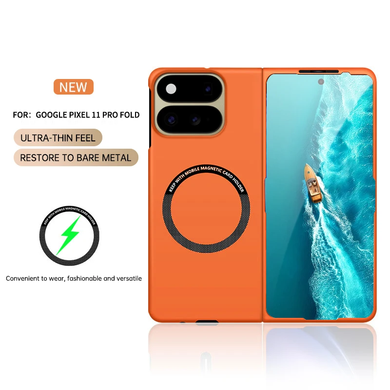 Magnetic Shockproof Frameless Phone Case - Lightweight and Durable Back Cover