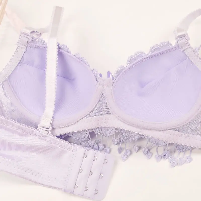 Fashion New Women Floral Lace Underwear Set Brassiere Outfit Women Wireless Underwear Solid Push Up Bra Set Sexy Lingerie Corset bra and panty sets