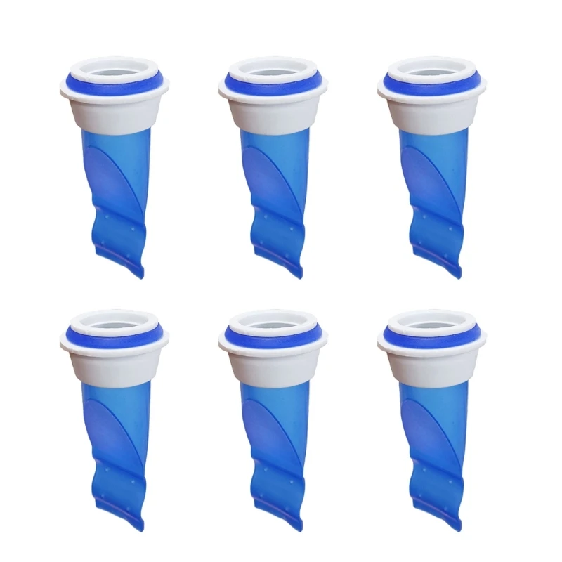 

6pcs One Ways Valves Adjustable Silicone Sink Floor Drain Trap Simple Fixing for Pipes Tubes in Toilet Bathroom Kitchen