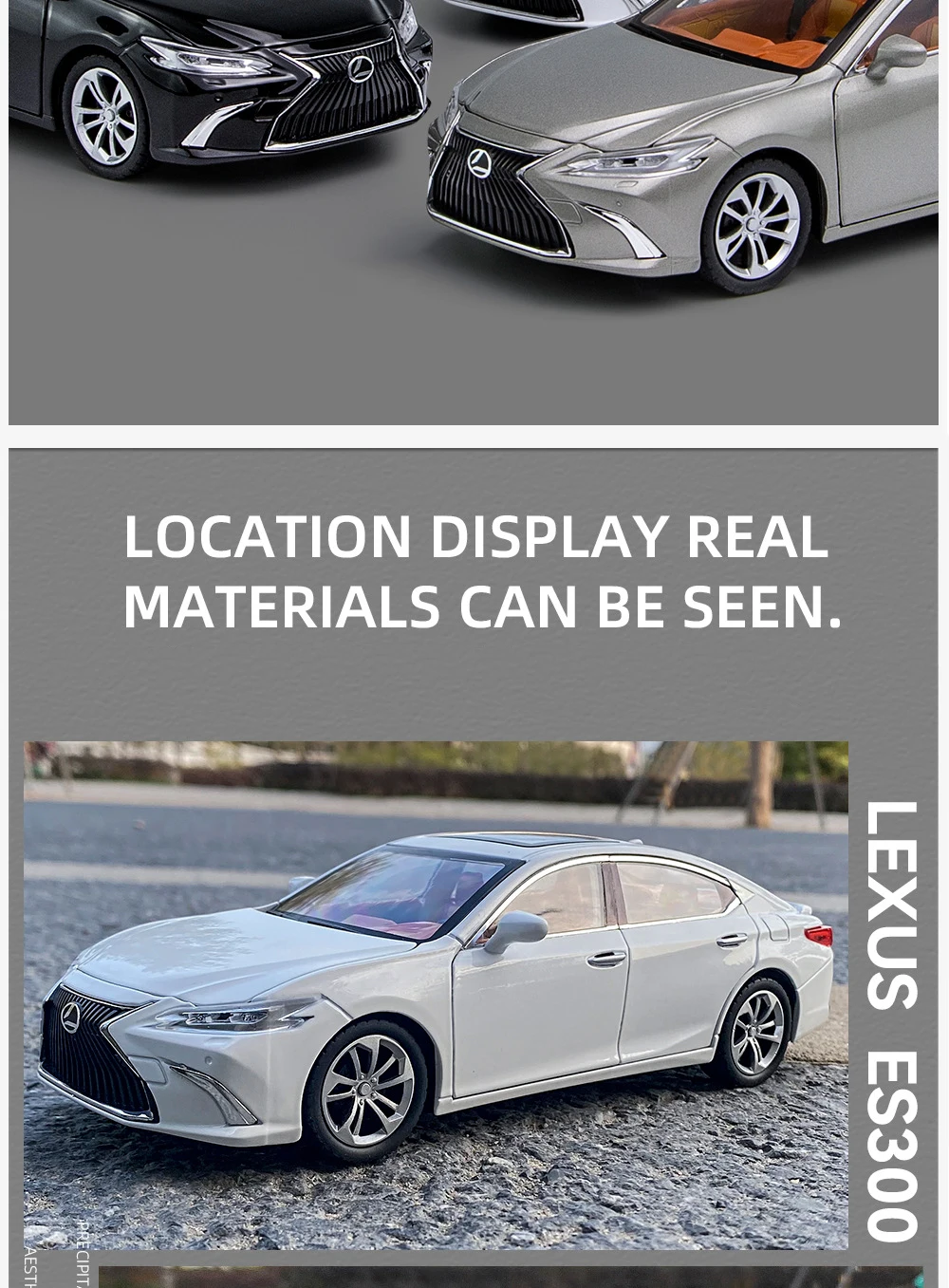 1:24 Lexus ES300 Alloy Car Model Toy Diecast Metal Toy Vehicle