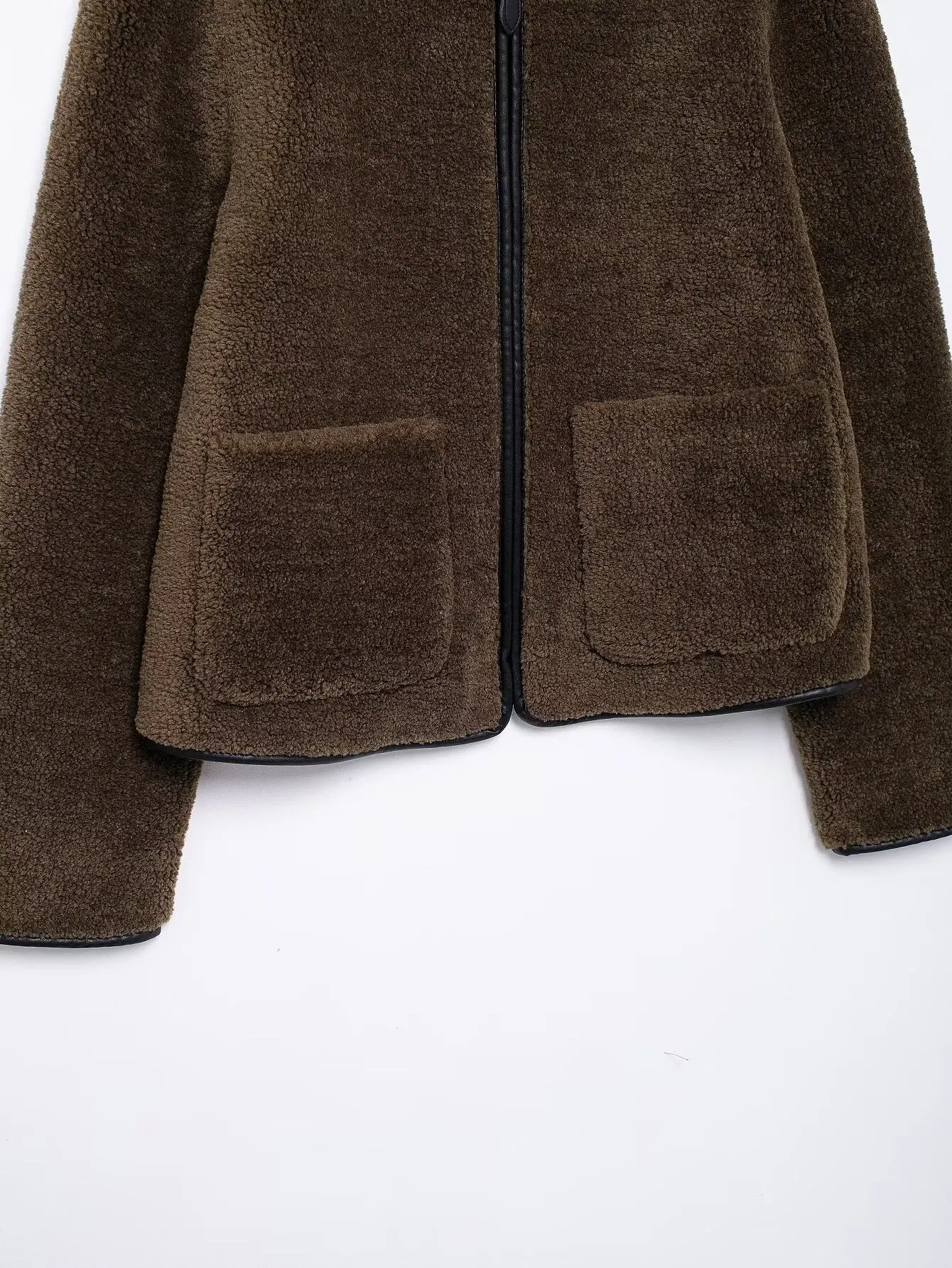 Bombers Jackets Women's Coat With Zipper Long Sleeve Outwear 2024 inszart Solid Casual Loose With Pocket Elegant Woman Jackets