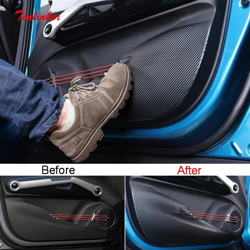 

Tonlinker наклейка на крышку интерьера автомобильной двери с защитой от грязи наклейка для BYD YUAN Plus EV ATTO 3 2022 Стильный автомобильный аксессуар 1/4 ...