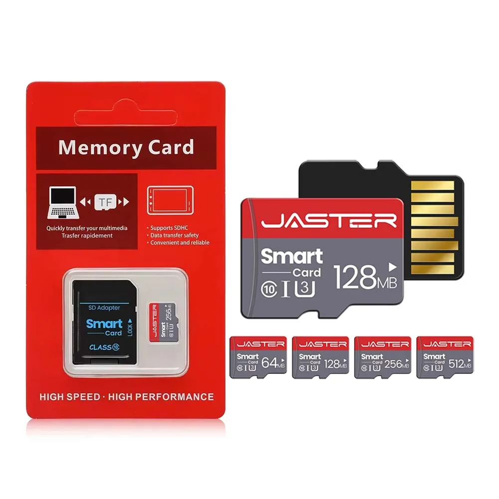 JASTER 소용량 메모리 카드 64MB 128MB 256MB 512MB 마이크로 카드 128M SD 카드 마이크로 카드