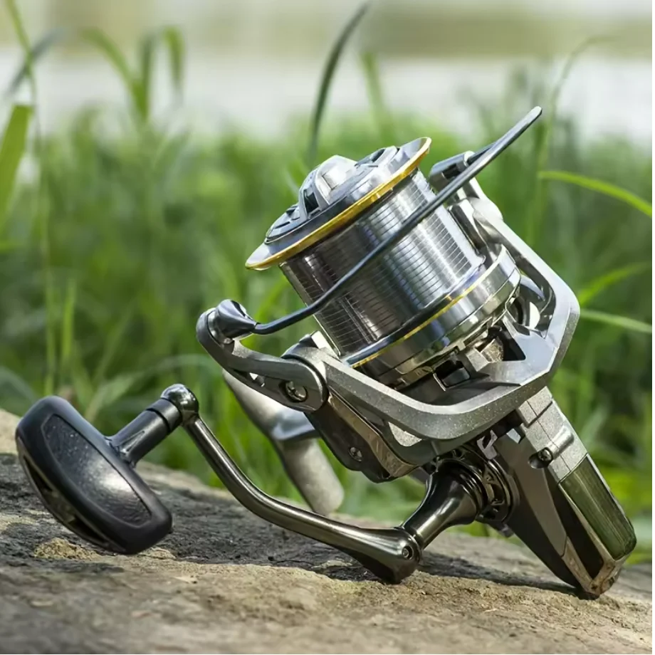 8000-14000 Series 17+1 Bearing Ultralight Long Casting Spinning Wheel Aluminum Alloy Spool 4.8:1 High Speed Fishing Reel 2