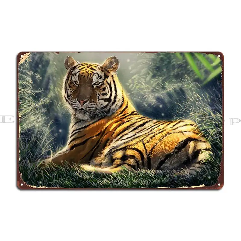 

Siberian Tiger Metal Signs Club Party Club Designing Pub Iron Tin Sign Poster