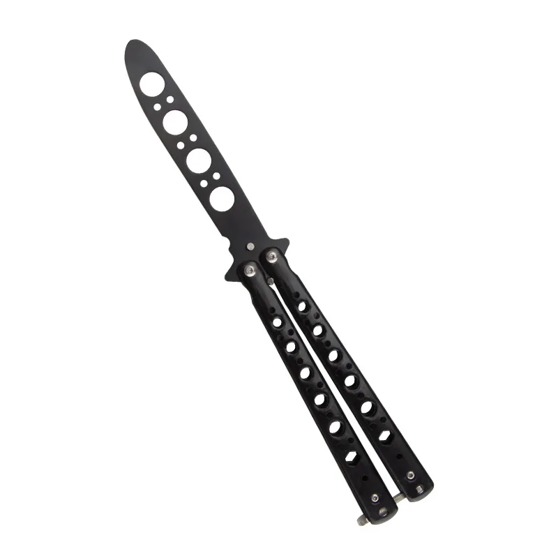 Portable Folding Knife Trainer Stainless Steel Pocket Practice Training Tool Outdoor Games Hand Movements