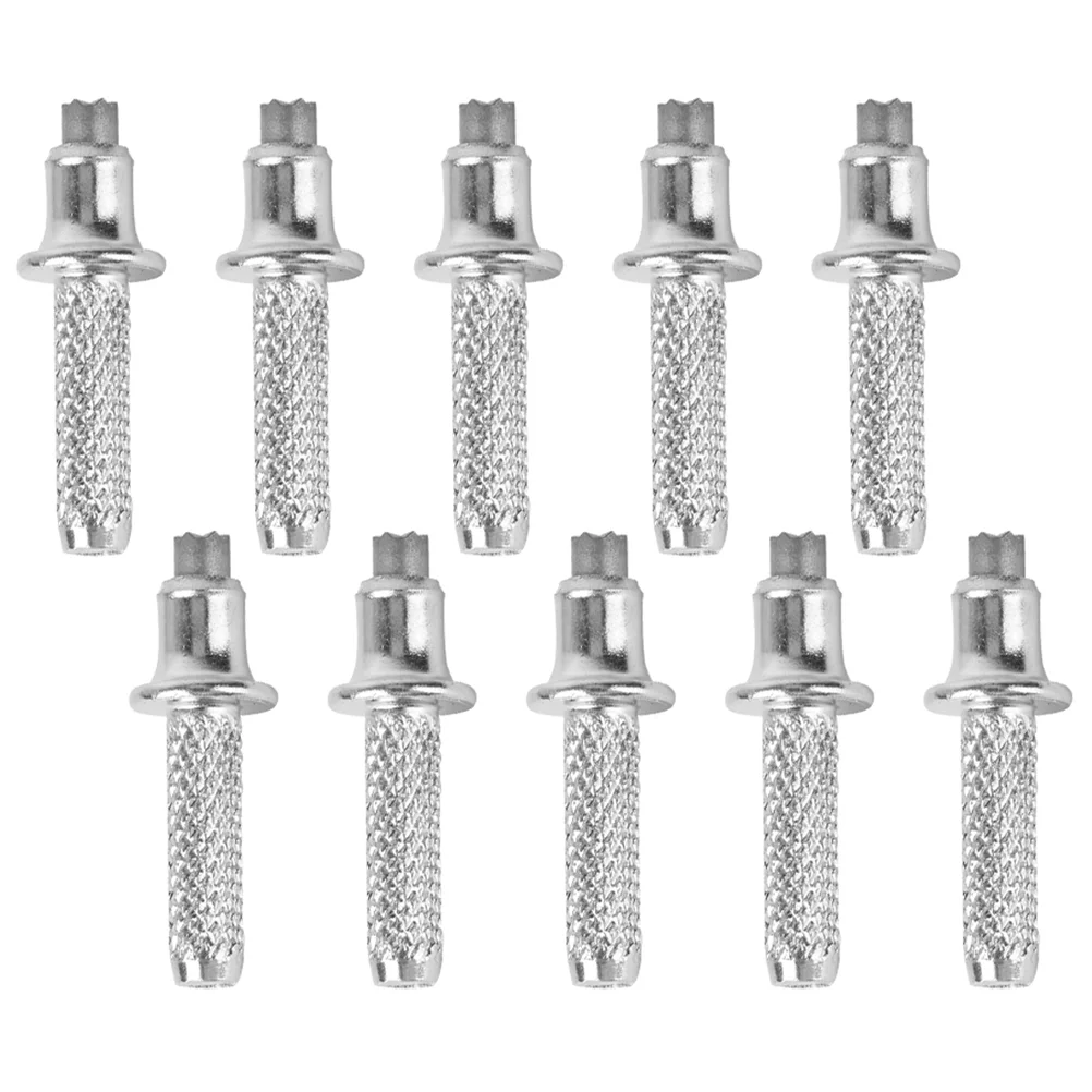 

10 Pcs Trekking Pole Tip Travel Accessories Alpenstock Tips Replacement for Climbing Rod Replaceable Tungsten Steel