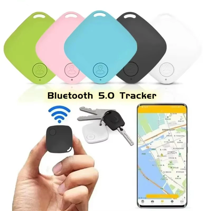 Bluetooth 5.0 Mini Anti Lost Tracker for Pet Kids Bag Wallet Keychain