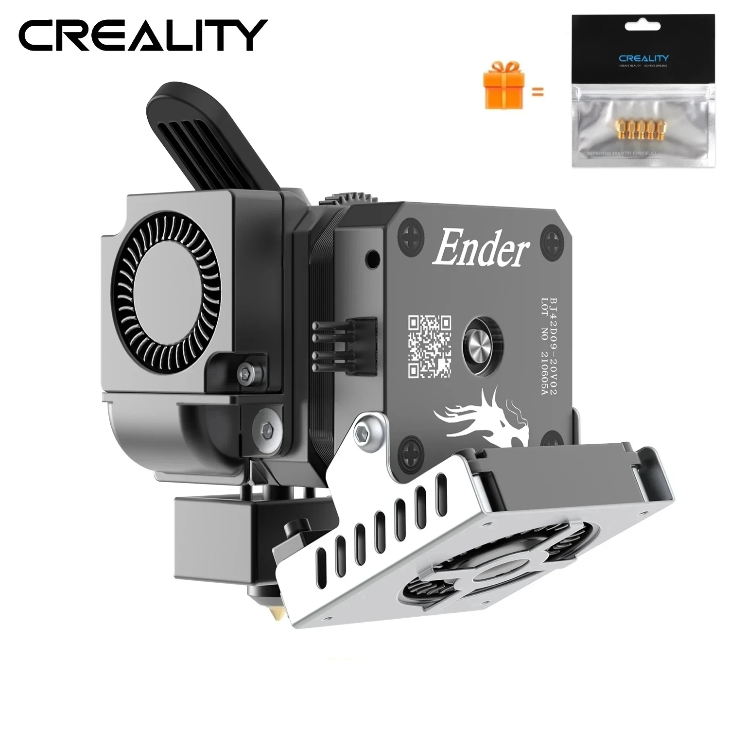 

Creality Original Sprite Extruder Heater Block Kit-High Temperature 260℃ Compatible with Ender-3 S1/Ender-3 S1 Plus /ender 3