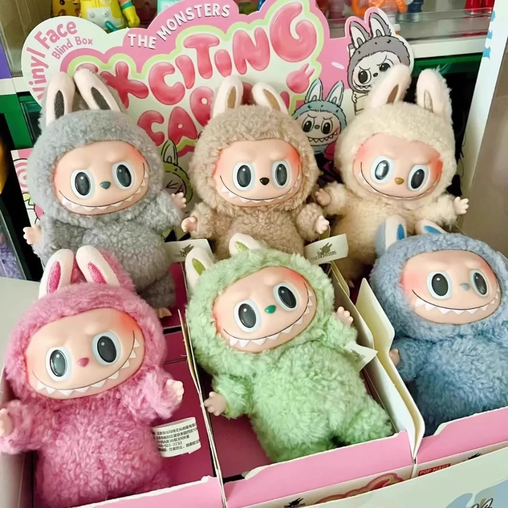 1:1High Quality Labubu Blind Box Popmart Macaron 1nd series