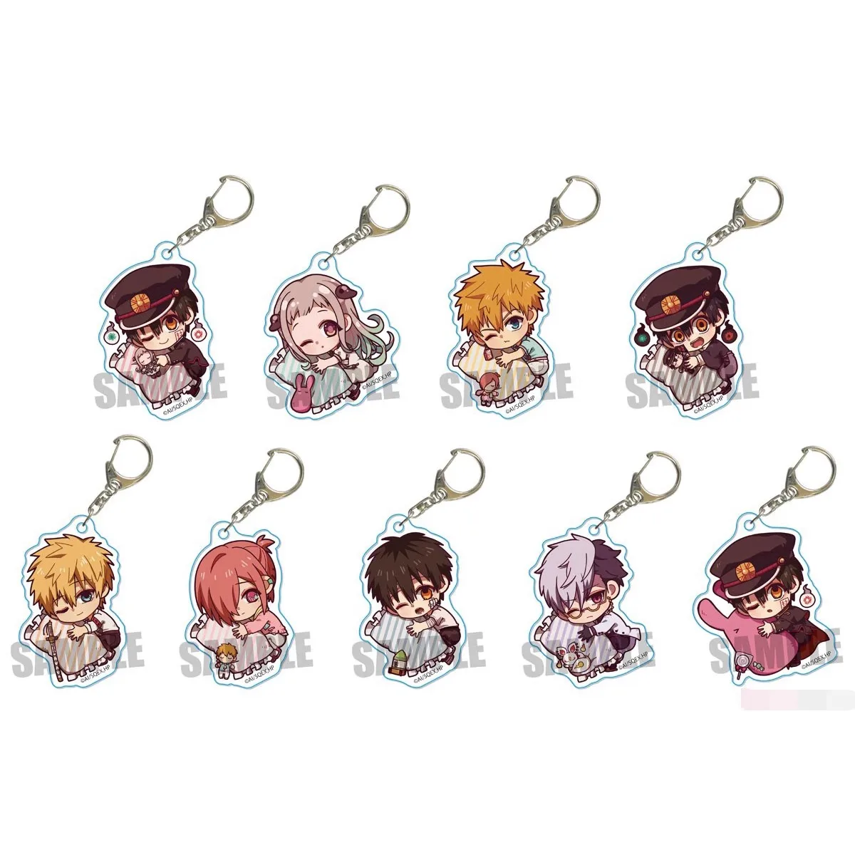 

Game Yashiro Nene Minamoto Kou Yugi Amane Sosuke Mokke Keychain Doll Anime Acrylic Keyring Bag Pendant Gift