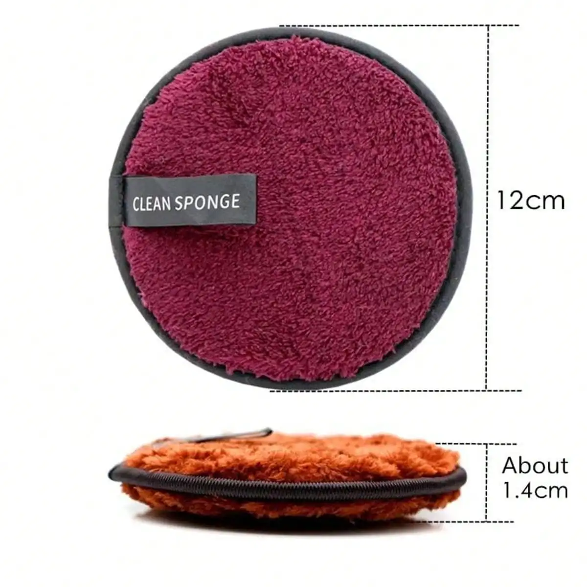 Soft Polyester Makeup Remover Cleansing Tools For Men And Women