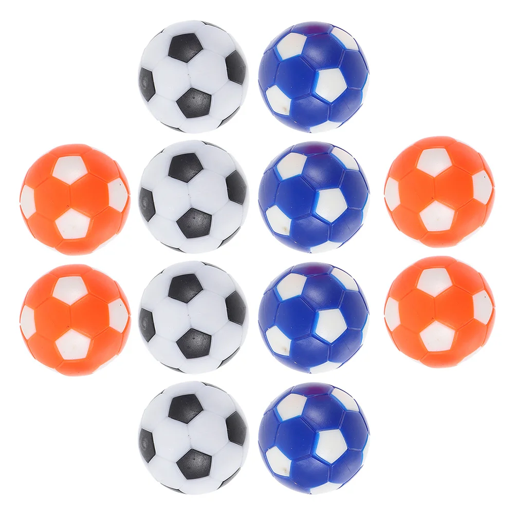 12 Pcs Mini Table Football Machine Child Accessories for Tabletop Game Balls Hips (environmentally Friendly Resin) Soccer
