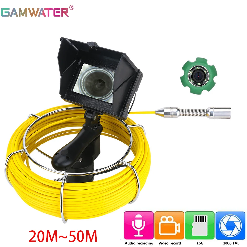 Portable 4.3 Inch Handheld Industrial IP68 Waterproof Drain Pipe Sewer