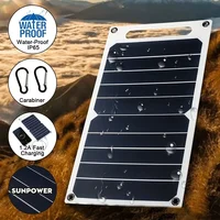 Panneau solaire 30W avec USB, étanche, pour randonnée et Camping en plein air, batterie Portable, batterie de chargement de téléphone Portable, panneau de charge 6.8V 4