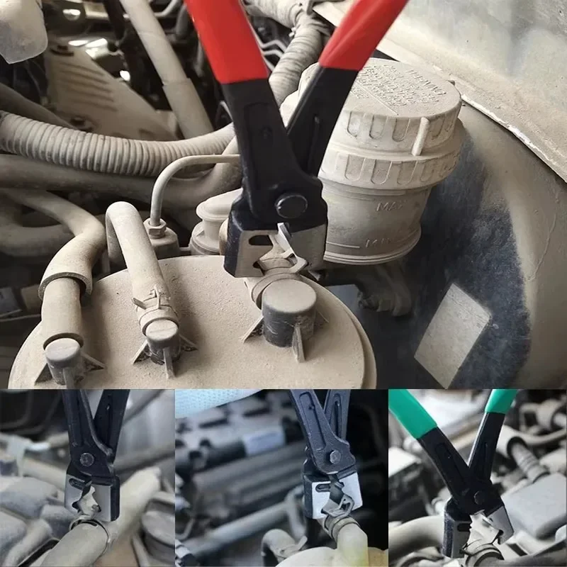 Pinza per crimpare tubi per auto olio Strumenti di riparazione Pinza Morsa Morsetto per tubi Clip per collare Riparazione automatica Accessori automobilistici per motociclette - Image 4
