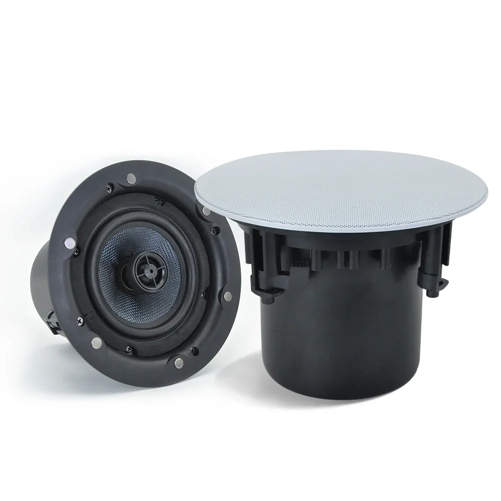 5inch Coxial Ceiling Speaker High Fidelity Home Theater Sound System Wall Mount Audio Amplifier Public Broadcast Loudspeaker