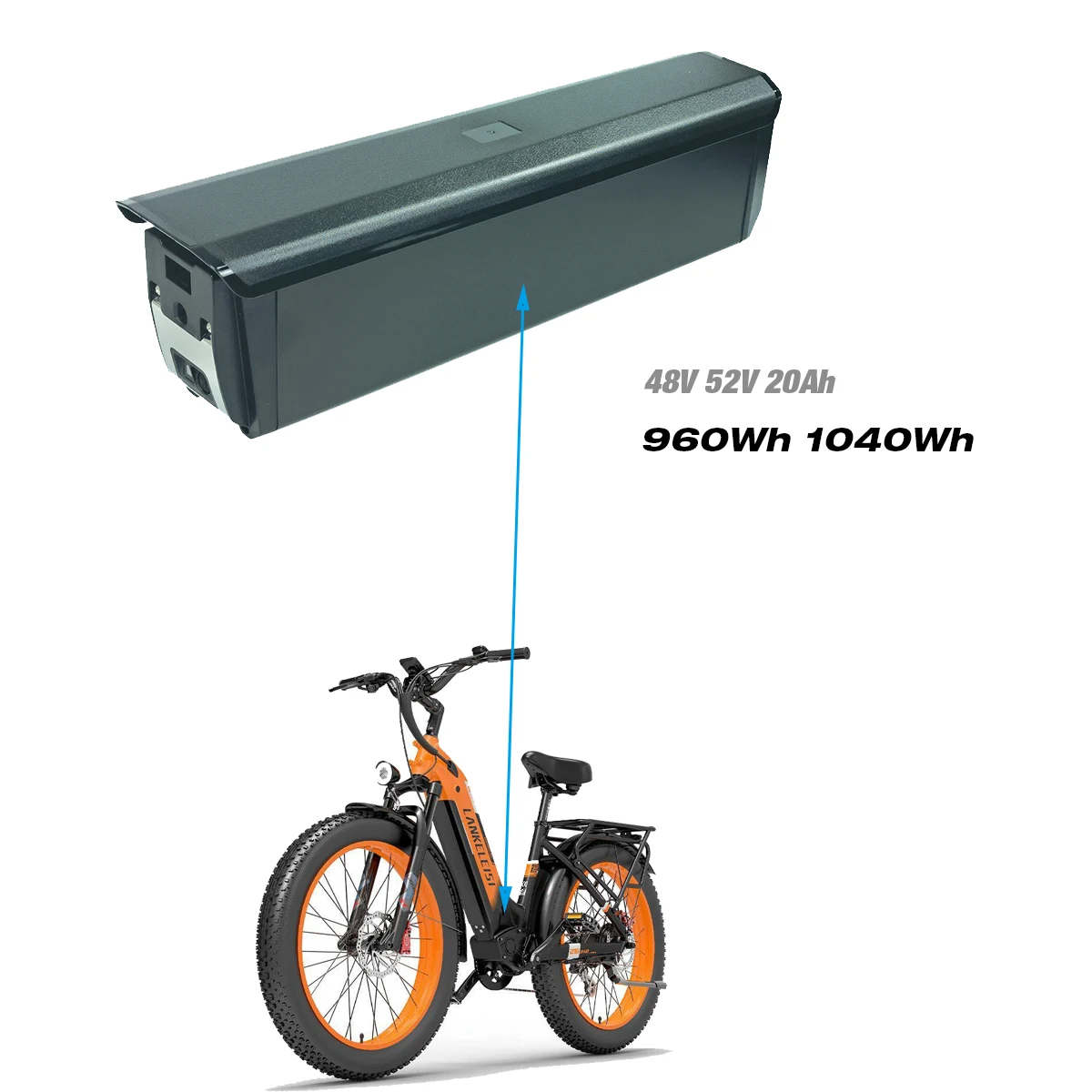 Syr Mg600 Plus Emtb 48V 52V 21700 Batterie A Tubo Nascosto 20Ah 21Ah 1040Wh Quietkat Ibex Rubico Cyrusher Ranger Akku Ebike