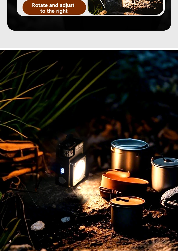 Led Camping Lantern Portable Waterproof With Infinite Dimming_voghion.com