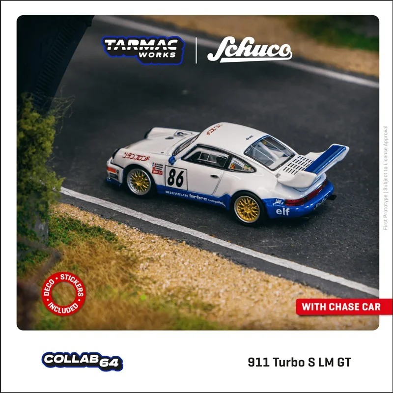 

Tarmac работает 1:64 911 Turbo S LM GT Suzuka 1000km 1994 #86 литая модель автомобиля