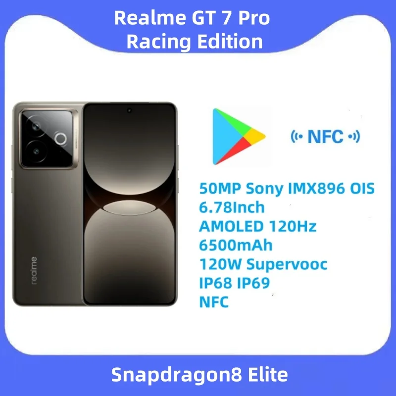 スマートフォン本体 realme GT 7 Pro racing edition Realme GT7 Pro Racing Edition 5G Android Smartphone