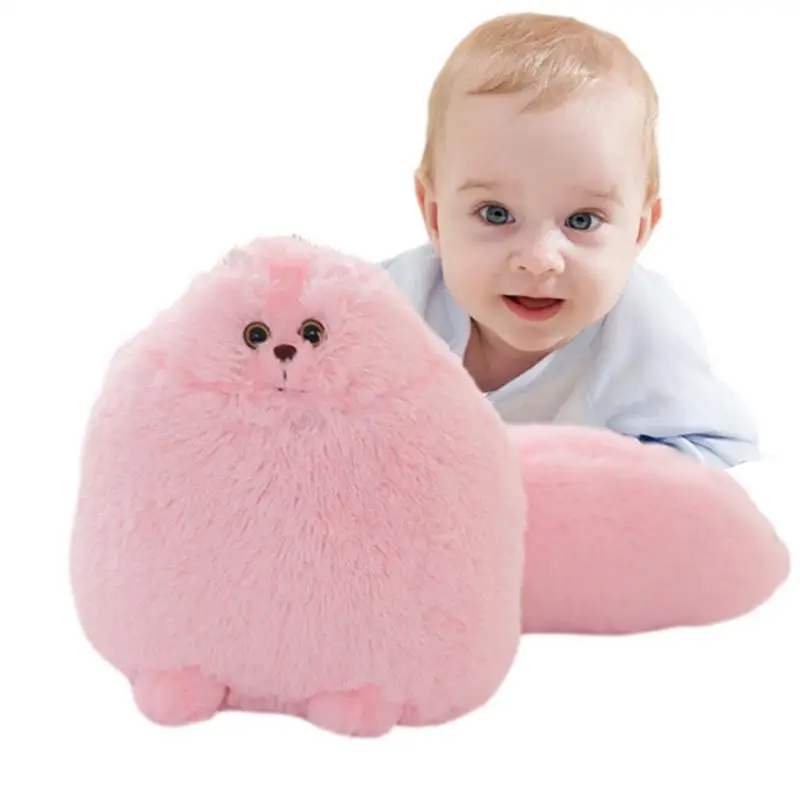 

Плюшевая кошка, набивное животное, милая Удобная плюшевая игрушка с большим хвостом, плюшевое животное для праздника, подарок на праздник, мягкое пушистое набивное животное, 11,81 дюйма