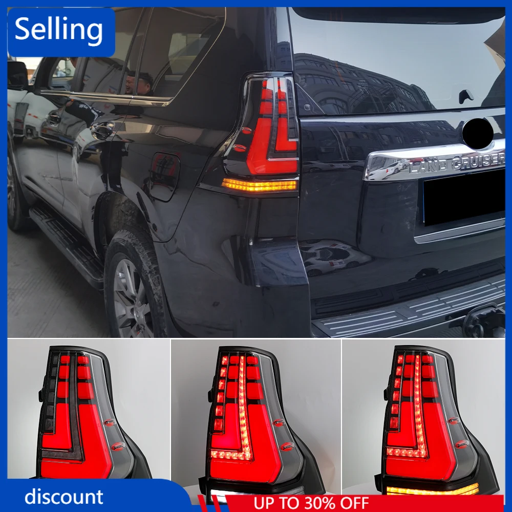 2PCS Car Light Assembly For Toyota Land Cruiser Prado 150 LC150 FJ150 GRJ150 2011 2020 Rear