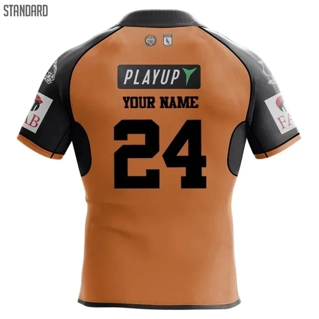 Camiseta de rugby Heritage de los Wests Tigers 2024 2024/25 CAMISETA DE ENTRENAMIENTO CONMEMORATIVA ANZAC DE LOS WESTS TIGERS PARA HOMBRE 2024 Tallas S--3XL---5XL