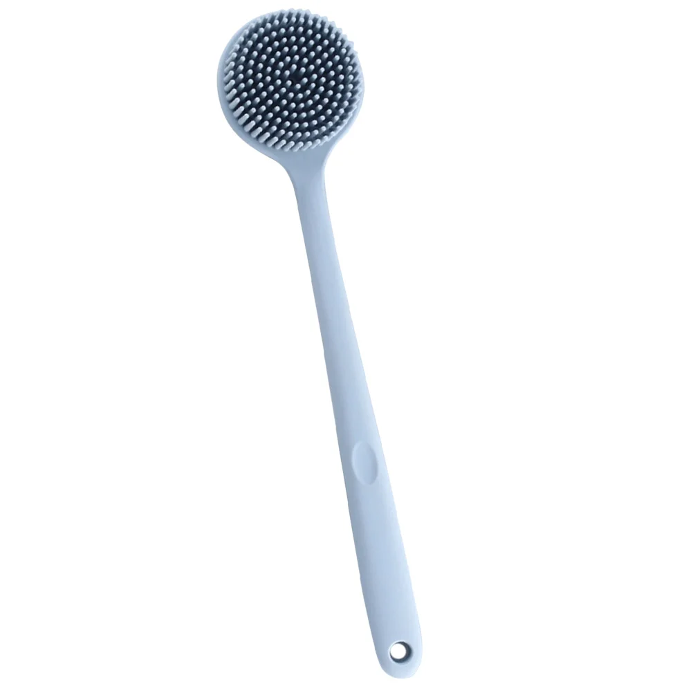 

Scrubber Back Brush Body Silicone Scrubbers for Use in Shower Take Bath Mens Man