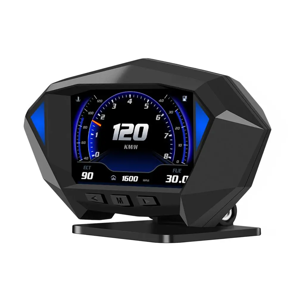 P1   ÷ Obd Gps Hud Hd Lcd Ǳ, Ʈ  ӵ  ƿƮ  ڵ  ׼