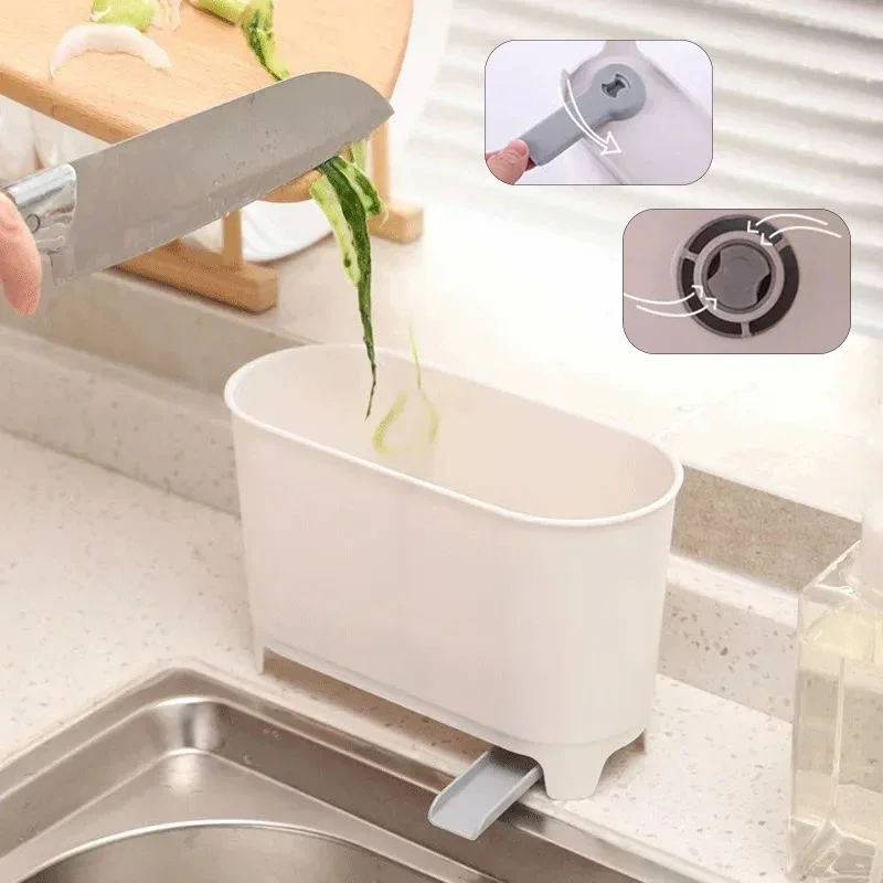 Kitchen Sink Strainer Kitchen Accessories Drain Fruit Vegetable Drainer Sponge Rack Food Residue Storage Box Soup Filter Garbage