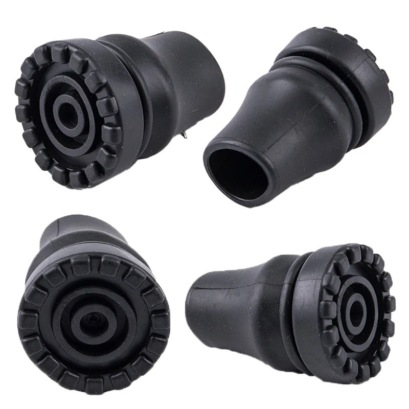19mm 22mm Crutches Rubber Pad Antislip Walking Stick Feet Head Crutch