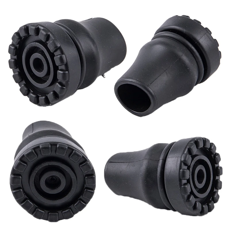 Crutches Rubber Pad 19mm 22mm Antislip Walking Stick Feet Head Crutch
