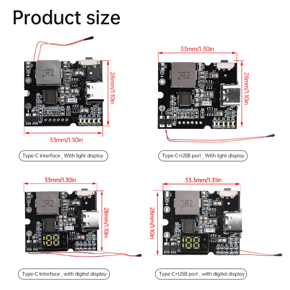Power Tools Accessories 22.5W Bidirectional Fast Charge Discharge Control Board PD QC All Protocol Fast Charging Module Mobile Power DIY