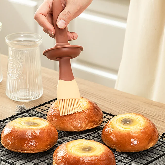Szilikon Olajkefe Hőmérséklet -Ellenálló Olajpalack Sütés Palacsinta Barbecue Főzés Olívaolaj Grillezés Konyhai Eszköz - Image 2