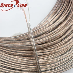 Enhanced Title: Transparent Electrical Wire with Copper Core for Pendant Lighting and Audio Systems