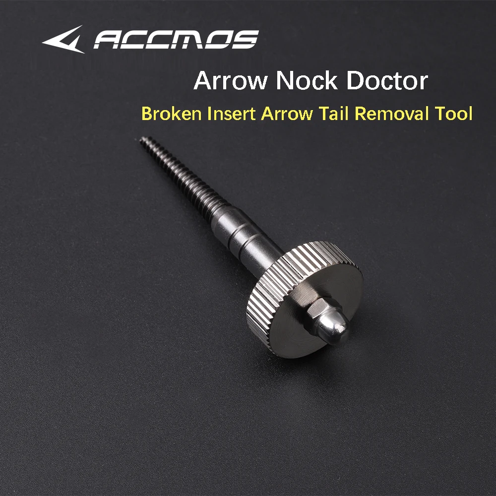 

Archery Arrow Nock Doctor Helps Remove Inserted Arrow Tails That Break Off Inside Shafts Aluminum Alloy Shooting Accessory
